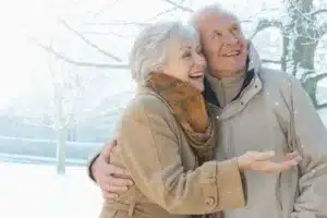 Blog 4 Couple outdoors in the winter